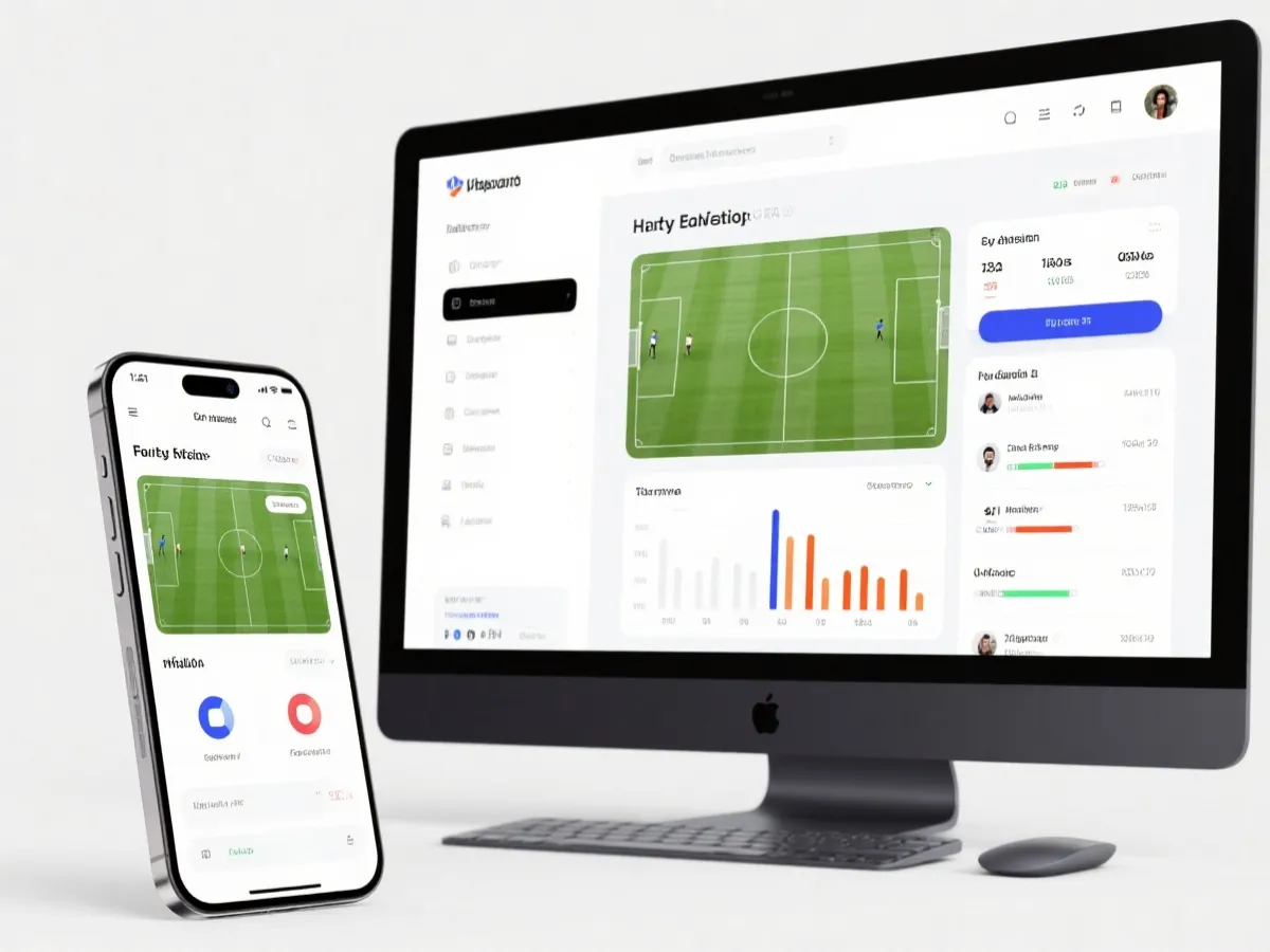 即時比分多裝置查詢示意