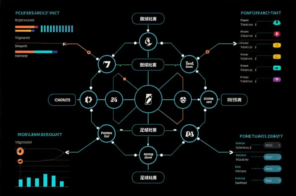 世界杯淘汰赛对阵图可视化示意图