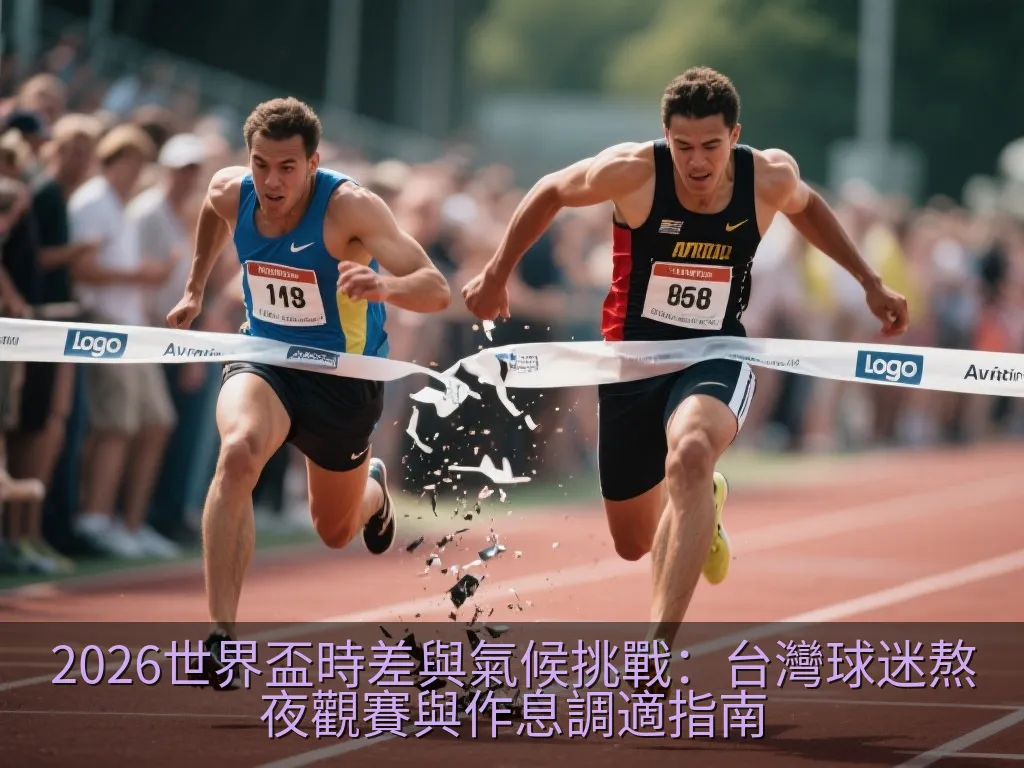模擬美加墨世界盃不同賽區的氣候對比圖，一側呈現高海拔高原山脈，另一側呈現高溫濕熱的沿海體育場環境